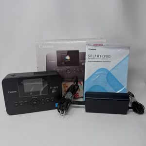 Canon SELPHY CP900 Wireless Compact Photo Printer Black 5959B001 Wi-Fi READ